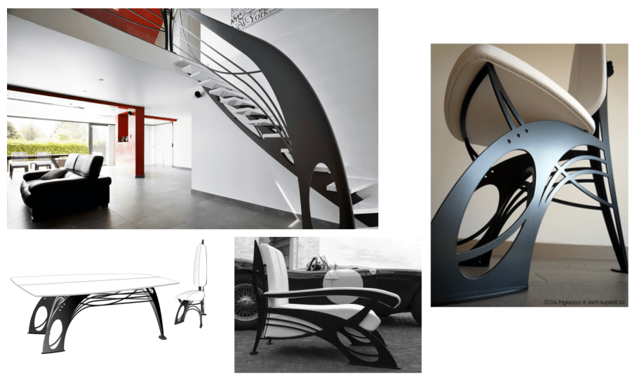 escalier chaise design