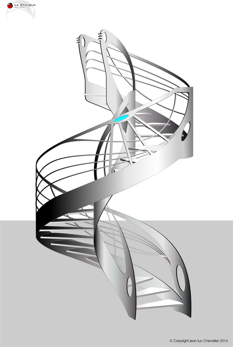Escalier colimaçon design