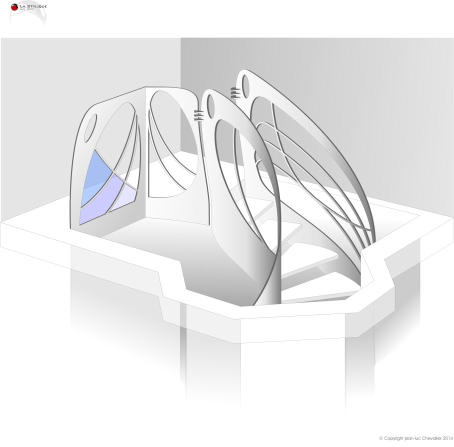 Garde corps contemporain