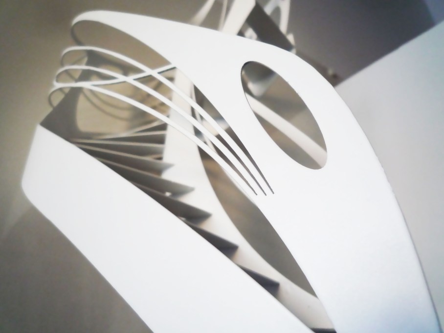 escalier design contemporain débillardé