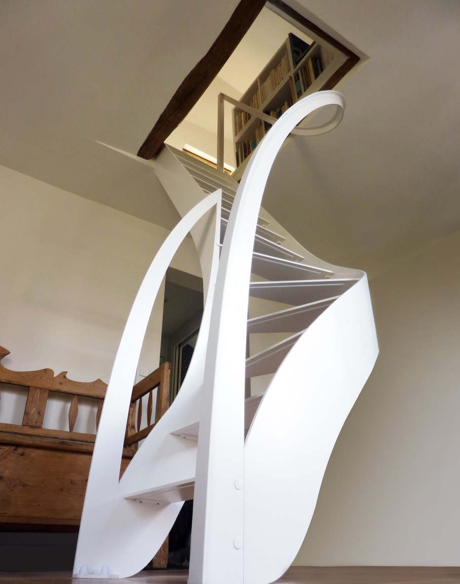 escalier design contemporain