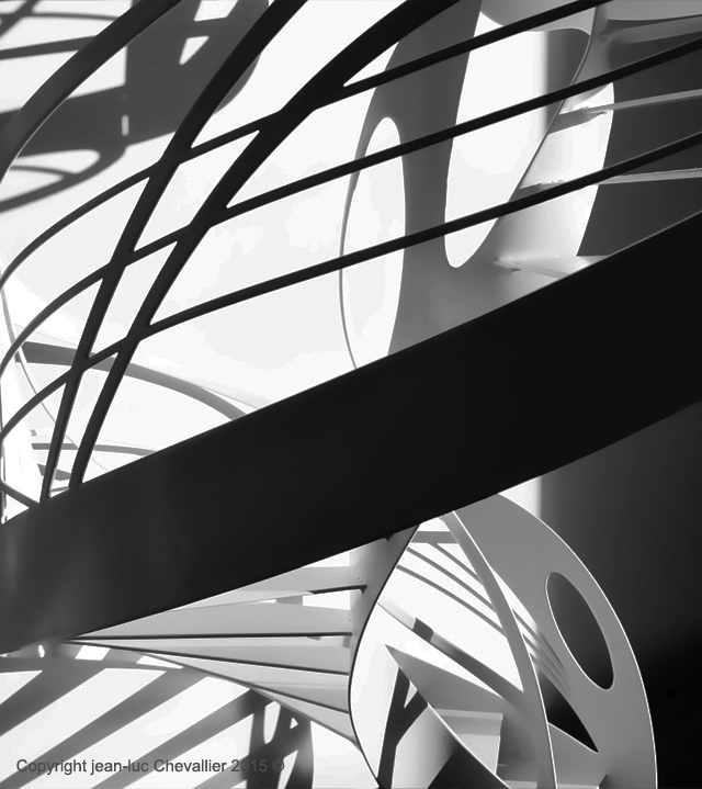 Escalier design colimaçon