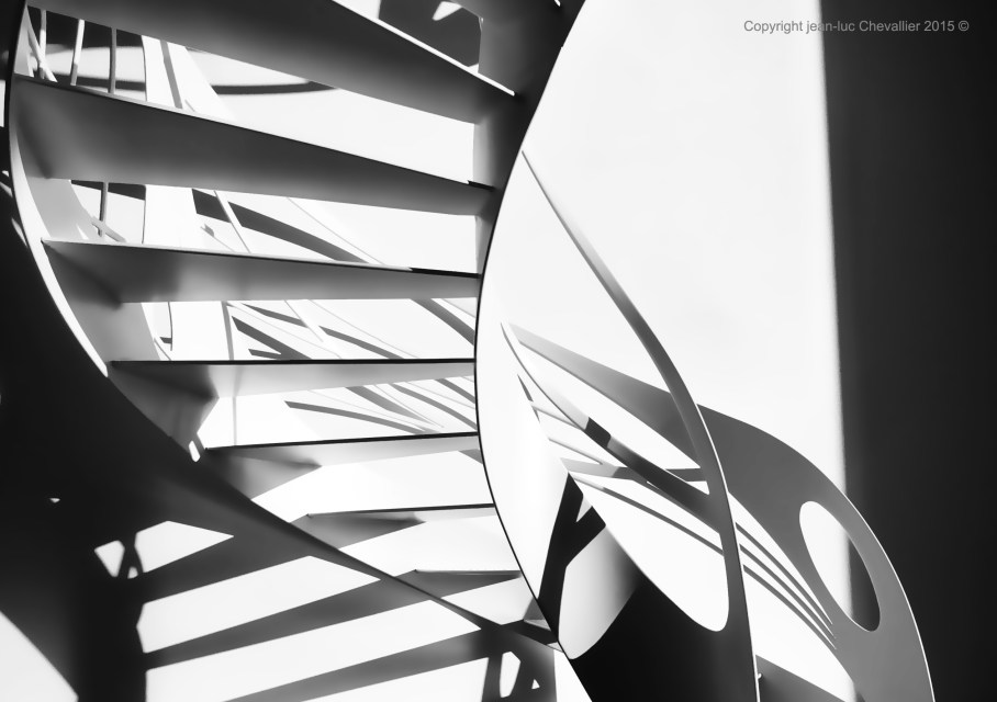 Escalier design hélicoïdal